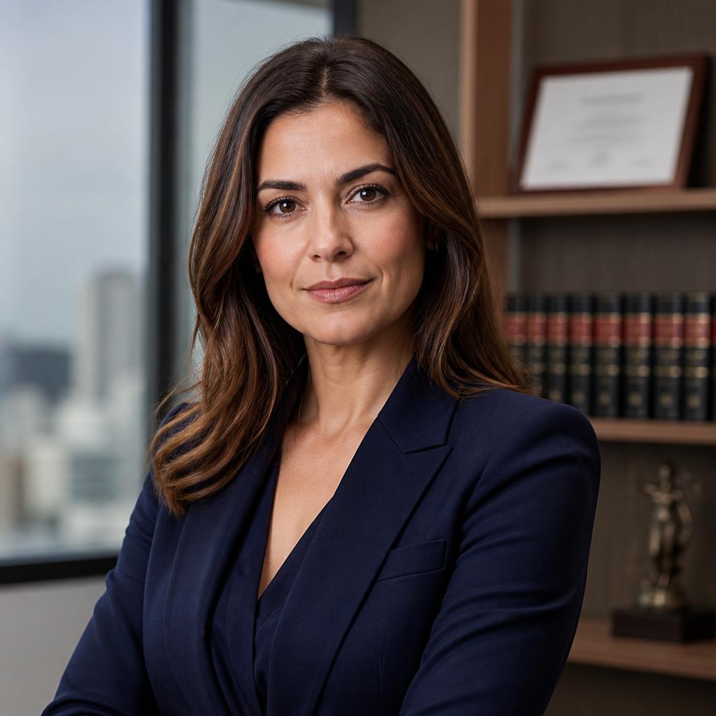 Retrato profissional de estúdio para Advogada Corporativa